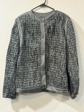 Vintage Gene Ewing BIS Metallic Women’s Cardigan/Jacket Small